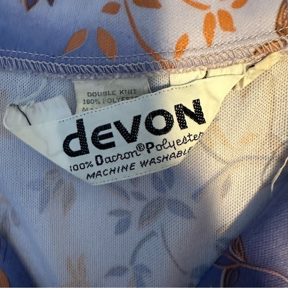 Vtg 70s Devon Polyester Sleeveless Blouse Tank Top - Picture 2 of 4